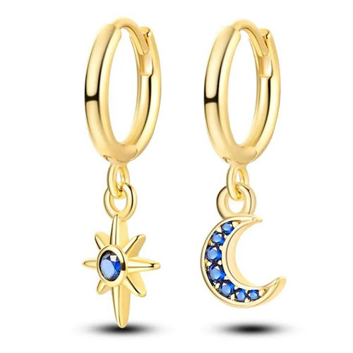 High quality inspired designer copper enamel earrings 